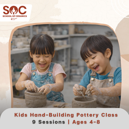 Kids Hand-Building Pottery Class 9 Sessions | Ages 4–8